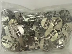 Pack 100 bases redondas para mechas madera 